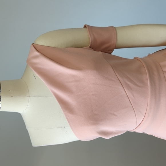 Finders Oblivion One Cold Shoulder Mini Dress Peach S cocktail wedding evening - Picture 5 of 11